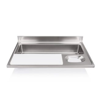   IPA12070ZM1 Zöldség előkészítő - zöldségmosó fedlap, 1200x700mm, egy medencés