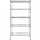 HENDI 812204 Krómozott huzalrács polcrendszer 5 polccal, 910x455x1830mm