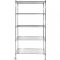HENDI 812204 Krómozott huzalrács polcrendszer 5 polccal, 910x455x1830mm