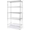 HENDI 812204 Krómozott huzalrács polcrendszer 5 polccal, 910x455x1830mm