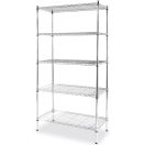 HENDI 812204 Krómozott huzalrács polcrendszer 5 polccal, 910x455x1830mm
