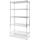   HENDI 812204 Krómozott huzalrács polcrendszer 5 polccal, 910x455x1830mm