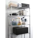 HENDI 812204 Krómozott huzalrács polcrendszer 5 polccal, 910x455x1830mm