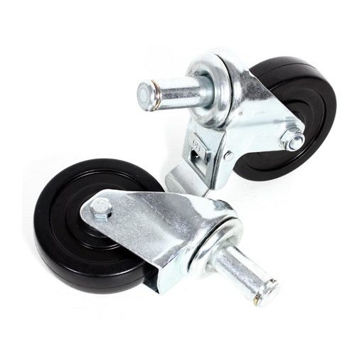 S203 Kerék szett S201 krómozott huzalrács polcrendszerekhez