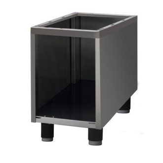   RM GASTRO REDFOX P 30 L Készüléktartó elem, 3 oldalról zárt, ajtó nélkül, lábakon álló, 330mm (600-as főzősorhoz)