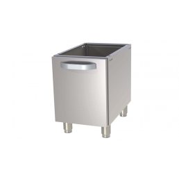   RM GASTRO P 740 D Készüléktartó elem, ajtós, lábakon álló, 400mm (700-as főzősorhoz)