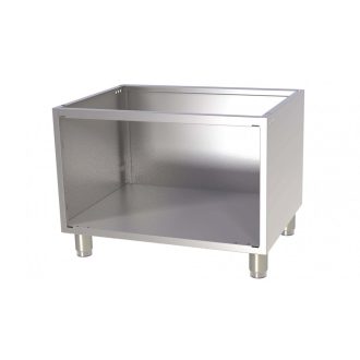   RM GASTRO P 780 Készüléktartó elem, 3 oldalról zárt, ajtók nélkül, lábakon álló, 800mm (700-as főzősorhoz)