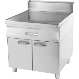   RM GASTRO REDFOX PP 90/80 D Semleges munkaasztal, fiókkal, alsó tárolóval, 800mm (900-as főzősorhoz)