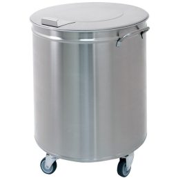   Fedeles nagykonyhai hulladékgyűjtő, rozsdamentes, 90 literes – METALCARRELLI 2190PM