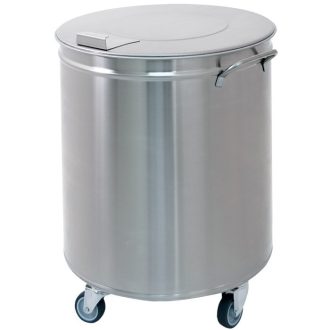   Fedeles nagykonyhai hulladékgyűjtő, rozsdamentes, 90 literes – METALCARRELLI 2190PM