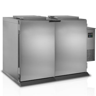   Tefcold WBC 480 Hulladékhűtő, dupla kivitel, 2 db 120 vagy 240 literes kukához