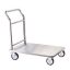 S406 Platós raktári kézikocsi, 150kg teherbírás, 900x550mm