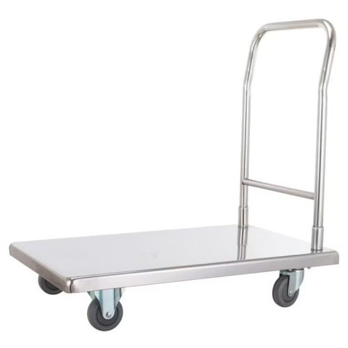 Platós raktári kézikocsi, 250kg teherbírás, 885x545mm – WT-A300201