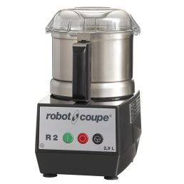   ROBOT-COUPE R2 Kutter polikarbonát motorblokkal és rozsdamentes acél 2,9 literes tartállyal, egy sebesség