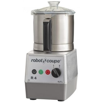   ROBOT-COUPE R4-2 V Kutter rozsdamentes motorblokkal és 4,5 literes tartállyal, két sebesség