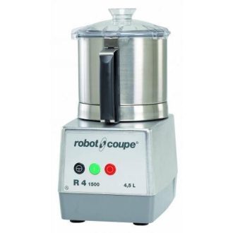   ROBOT-COUPE R4-1 V Kutter rozsdamentes motorblokkal és 4,5 literes tartállyal, egy sebesség