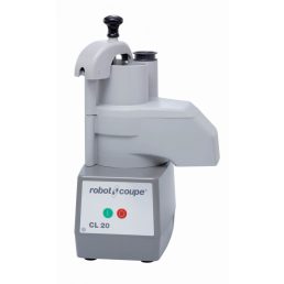   ROBOT-COUPE CL20 Zöldségszeletelő, kb 50 kg/h teljesítménnyel (kockázó és hasáb vágó funkció nélkül)
