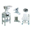 ROBOT-COUPE CL60 Workstation Zöldségszeletelő munkaállomás, 600kg/h teljesítményű kétsebességes zöldségszeltelő géppel (400V)