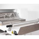 Asztali szalagos tésztanyújtó gép, elektromos, 500mm-es hengerekkel, 700mm szalaghosszal – EPL PM500BANCO-700