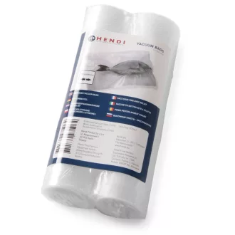   HENDI 971062 Vákuumfólia tekercs 200mm széles, légcsatornás, 2x6m-es kiszerelés
