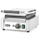 HENDI 263600 Kontakt grill szimpla sütőfelülettel, felül bordázott, alul sima kialakítással