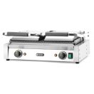 HENDI 263709 Kontakt grill dupla sütőfelülettel, alul-felül bordázott kialakítással