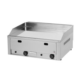   RM GASTRO REDFOX FTHC 60 G Szeletsütő lap sima króm sütőfelülettel 65x48cm, gázüzemű, asztali.