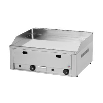   RM GASTRO REDFOX FTHC 60 G Szeletsütő lap sima króm sütőfelülettel 65x48cm, gázüzemű, asztali.