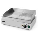 HENDI 203156 Szeletsütő lap, elektromos, 518x328mm-es sima+bordázott krómozott sütőfelülettel