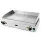 HENDI 203163 Szeletsütő lap, elektromos, 688x410mm-es sima+bordázott krómozott sütőfelülettel