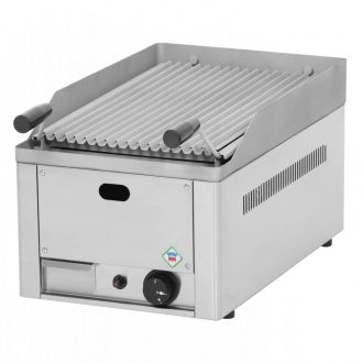   RM GASTRO REDFOX GL 30 G Lávaköves grill, gázüzemű (4kW) asztali fél modulos