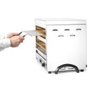 HENDI 264331 Elektromos szalamander / melegszendvics sütő, kétszintes, kvarc fűtőcsöves, 4,5kW, GN1/1 méretű