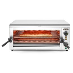   HENDI 264409 Elektromos szalamander / melegszendvics sütő, kvarc fűtőcsöves, 3,645kW, GN1/1 méretű