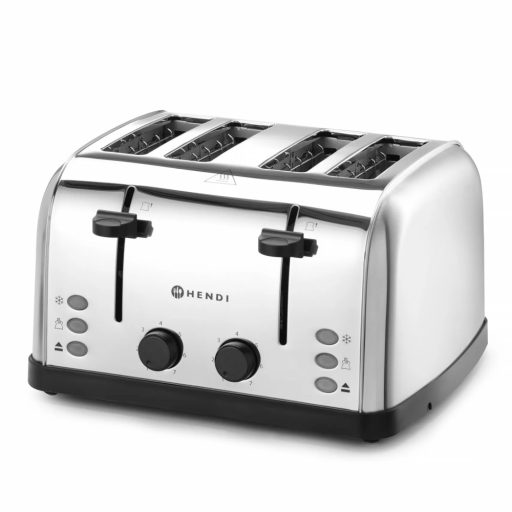 HENDI 261187 Kenyérpirító toaster, 4 szelet kenyérhez, többfunkciós
