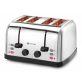   HENDI 261187 Kenyérpirító toaster, 4 szelet kenyérhez, többfunkciós