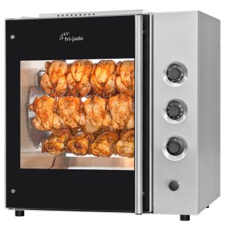   Fri-Jado TDR 5 M Grillcsirke sütő 20 db csirkéhez, elektromos, tekerőgombos vezérléssel