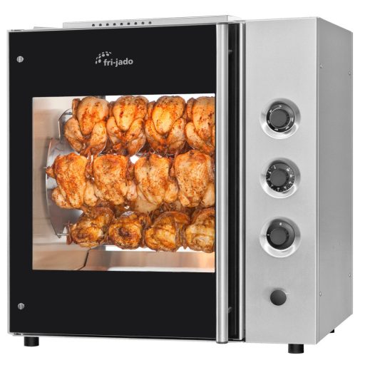 Fri-Jado TDR 5 M Grillcsirke sütő 20 db csirkéhez, elektromos, tekerőgombos vezérléssel