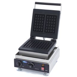   Maxima 09374200 Ipari gofrisütő (waffelsütő), klasszikus belga sütőformával, szimpla