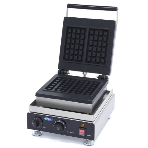 Maxima 09374200 Ipari gofrisütő (waffelsütő), klasszikus belga sütőformával, szimpla