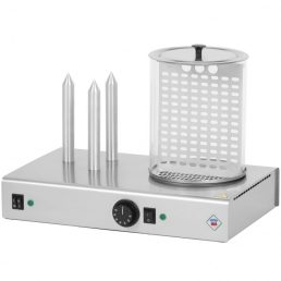   RM GASTRO REDFOX HD 03 N Hot-dog sütő, 3 tüskés, virslipároló hengerrel