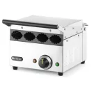 HENDI 263594 Kontakt grill hotdog és wrap pirításához, 4 férőhelyes