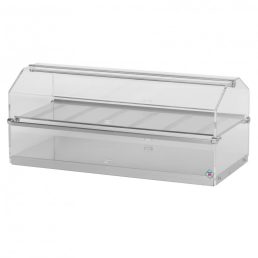   RM GASTRO REDFOX VEN 820 Asztali semleges bemutató vitrin, 2 szintes, 800mm