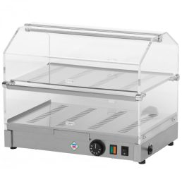   RM GASTRO REDFOX VEC 520 Asztali melegentartó vitrin, 2 szintes, 500mm