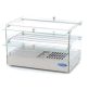   Maxima 09400780 Melegentartó vitrin, kétszintes, sík üveggel, elől-hátul nyíló ajtóval, 50L
