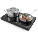 HENDI 239414 Indukciós főzőlap, kétzónás, digitális vezérléssel, 3500W