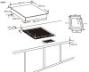 HENDI 239551 Beépíthető indukciós melegentartó lap, szögletes, 1000W