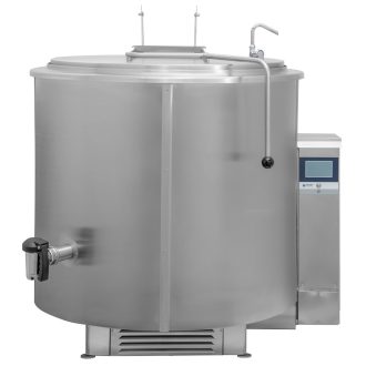   Gázüzemű ételfőző üst, 500 literes kerek üstcsészével, indirekt fűtéssel, érintőképernyővel – GASZTROMETÁL RKG-505