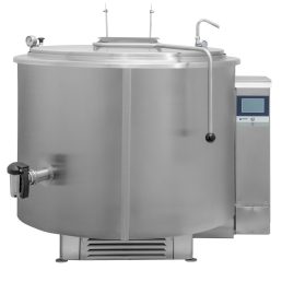   Elektromos ételfőző üst, 400 literes kerek üstcsészével, indirekt fűtéssel, érintőképernyővel – GASZTROMETÁL RKE-405