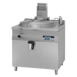   Gázüzemű ételfőző üst, 100 literes kerek üstcsészével, indirekt fűtéssel, érintőképernyős – GASZTROMETÁL GLR-105