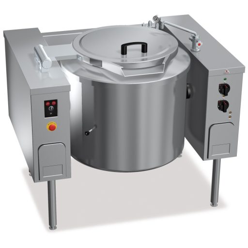 Billenthető főzőüst indirekt fűtéssel, 100 literes, elektromos – BERTO'S E9P10IR